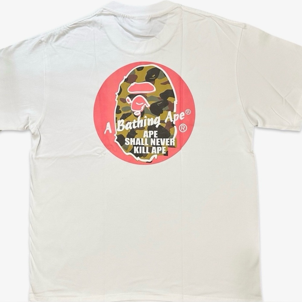 Men’s BAPE Short Sleeve T-Shirt New With Tags Size XL Brand New A Bathing Ape